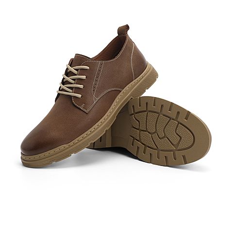 森达2021秋季新款户外旅游舒适平底男休闲鞋Z0427CM1