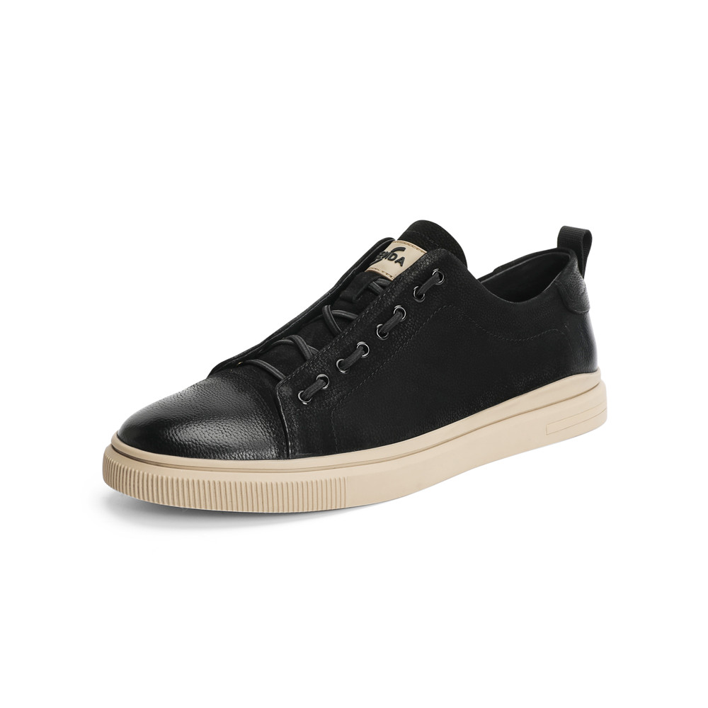 森达2021秋季新款时尚潮流青年旅游平跟男休闲板鞋Z0512CM1