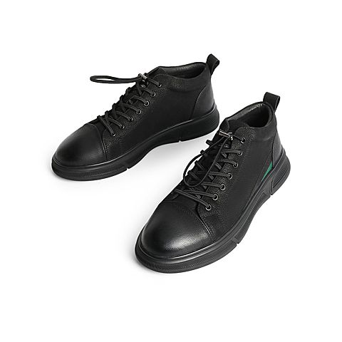 森达2021冬季新款商场同款户外潮流运动风休闲男短靴V7L30DD1