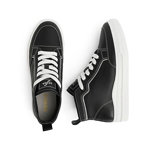 森达2021冬季新款韩版潮流青年户外女休闲鞋板鞋Z0720DM1