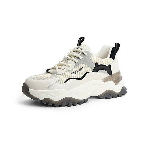 森达2021秋季新款商场同款户外运动风厚底休闲女老爹鞋3PW01CM1