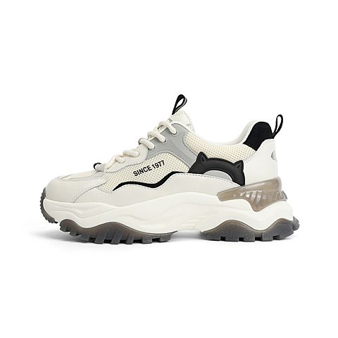 森达2021秋季新款商场同款户外运动风厚底休闲女老爹鞋3PW01CM1