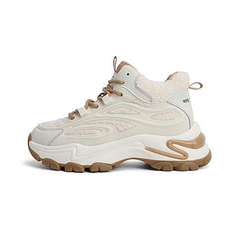 森达2021冬季新款商场同款户外旅游运动厚底休闲女老爹鞋4SM01DM1