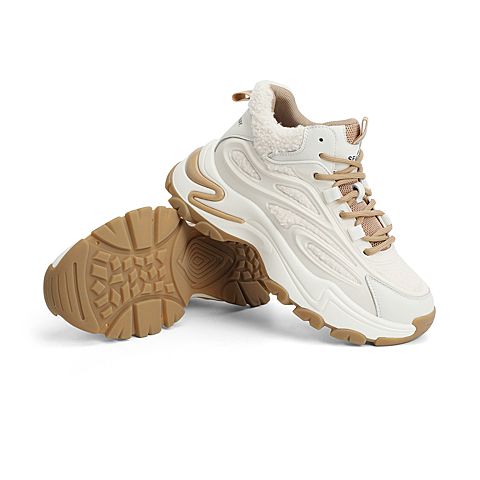 森达2021冬季新款商场同款户外旅游运动厚底休闲女老爹鞋4SM01DM1