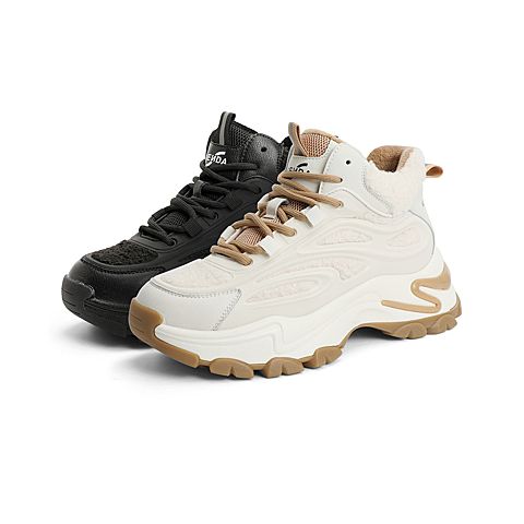 森达2021冬季新款商场同款户外旅游运动厚底休闲女老爹鞋4SM01DM1