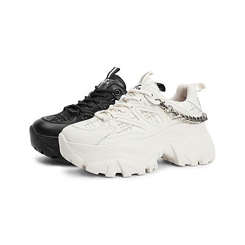 森达2022春季新款户外运动风厚底休闲旅游女老爹鞋Z0929AM2