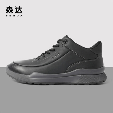 森达户外休闲靴男2022冬季新款商场同款时尚运动风短靴46F30DD2