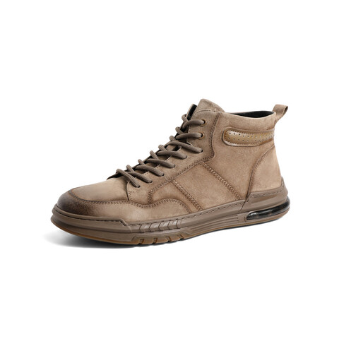 森达户外工装靴男2022冬季新款时尚潮流徒步平底休闲短靴ZY904DD2