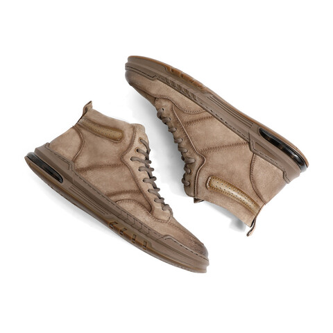 森达户外工装靴男2022冬季新款时尚潮流徒步平底休闲短靴ZY904DD2