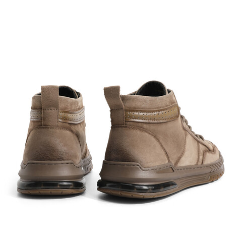 森达户外工装靴男2022冬季新款时尚潮流徒步平底休闲短靴ZY904DD2