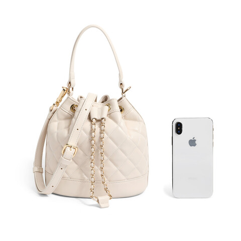 森达时尚水桶包女2023春季新款商场同款休闲单肩手拎包X1284AX3