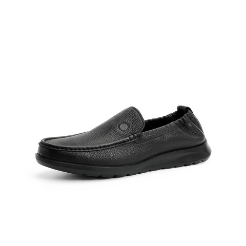 森达2023春季新款商场同款舒适一脚蹬平跟男休闲豆豆鞋41001AM3