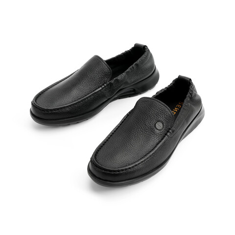 森达2023春季新款商场同款舒适一脚蹬平跟男休闲豆豆鞋41001AM3