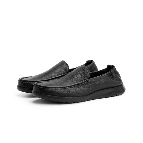 森达2023春季新款商场同款舒适一脚蹬平跟男休闲豆豆鞋41001AM3