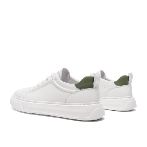 森达时尚板鞋男2023秋季新款商场同款运动休闲小白鞋1JM01CM3