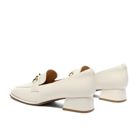 森达气质乐福鞋女2023秋新商场同款女士单鞋粗跟马衔扣SPY01CA3