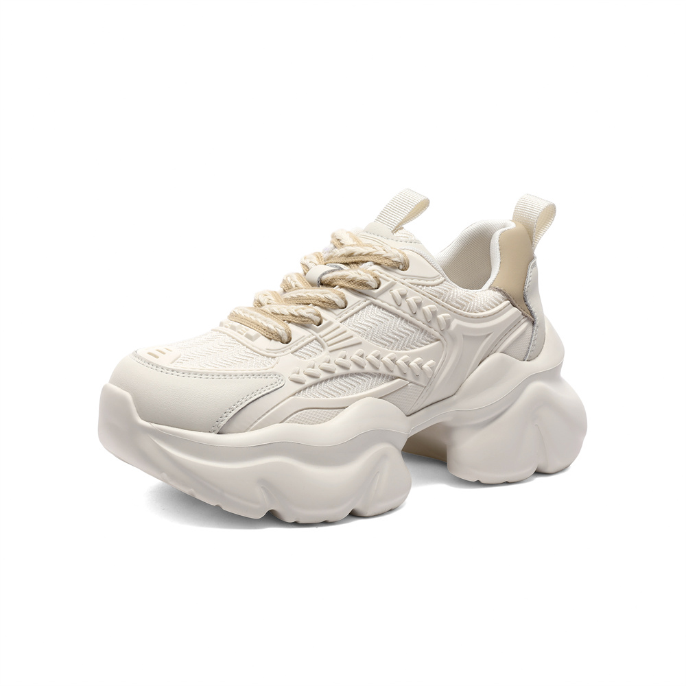 森达运动老爹鞋女2023秋季新款户外女士休闲鞋厚底拼接ZTC20CM3