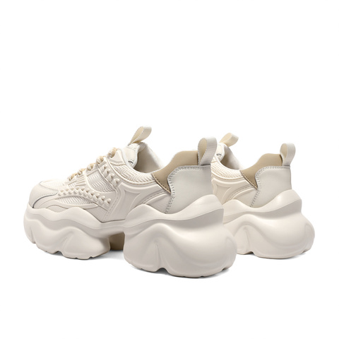 森达运动老爹鞋女2023秋季新款户外女士休闲鞋厚底拼接ZTC20CM3