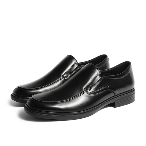 森达简约正装皮鞋男秋季商场同款一脚蹬商务鞋V9O25CM3