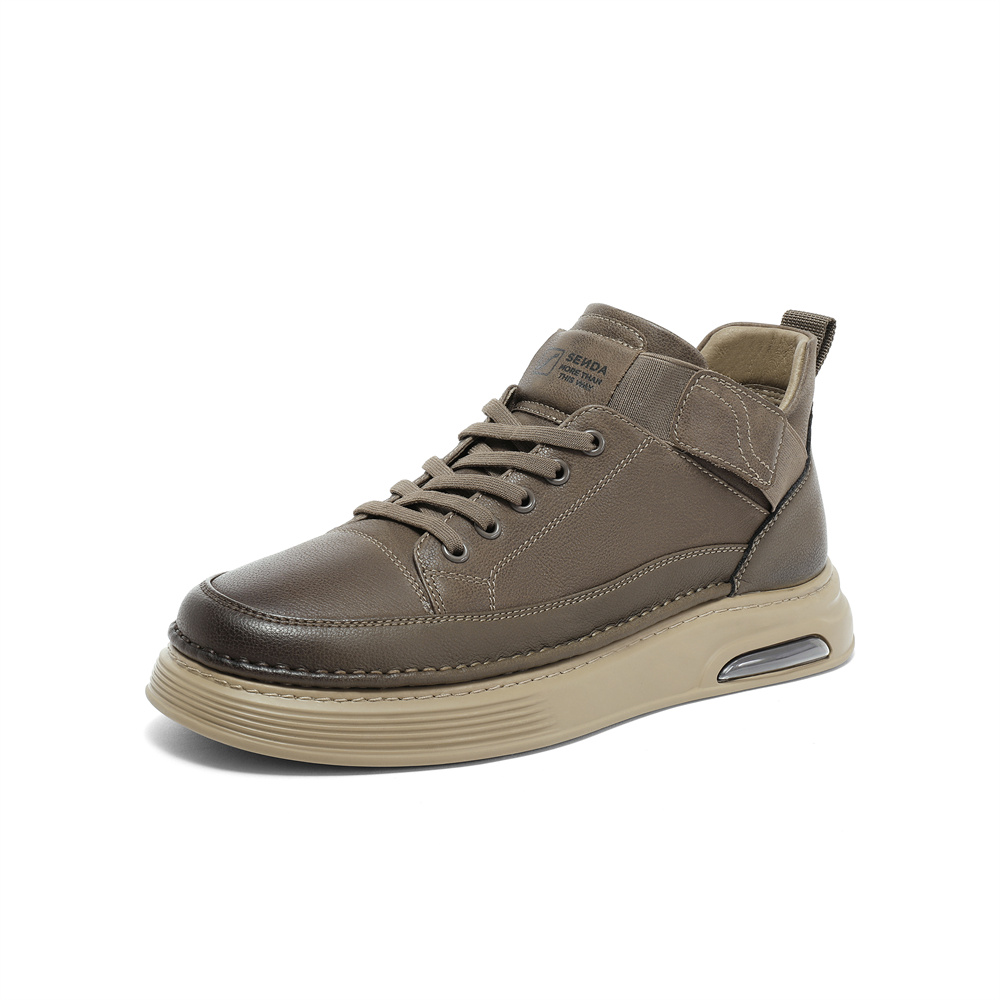 森达工装靴男冬季商场同款徒步休闲短靴V3045DD3