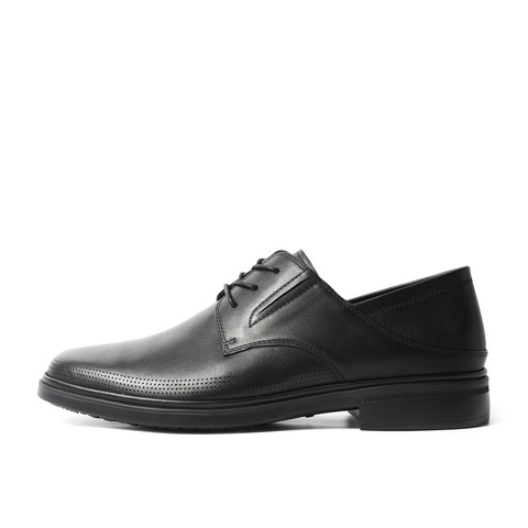 森达商务皮鞋男春商场同款透气系带正装皮鞋V7522BM3