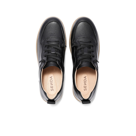 森达牛津女2023秋新商场同款休闲女士舒适平底4CFG1CM3