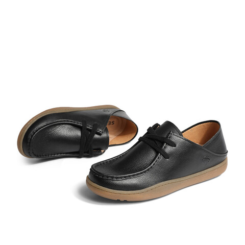 森达简约休闲皮鞋女2023秋季新款商场同款学院风单鞋4CFE2CM3