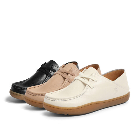 森达简约休闲皮鞋女2023秋季新款商场同款学院风单鞋4CFE2CM3