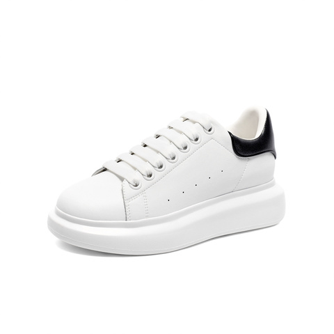 森达板鞋女秋季新款潮流女士厚底休闲小白鞋ZTC19CM3