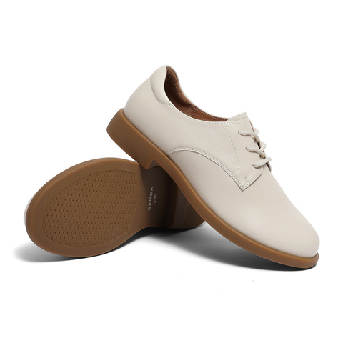 森达平跟单鞋女2024春新商场同款舒适通勤小皮鞋SXQ01AM4