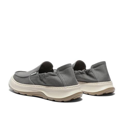 森达舒适帆布鞋男2024夏季新款舒适一脚蹬厚底行走休闲鞋ZYS16BM4