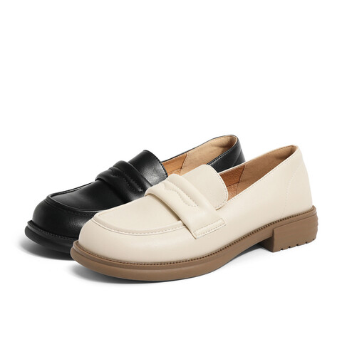 森达简约乐福鞋女2024春季新款舒适一脚蹬休闲单鞋ZT963AA4