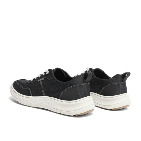 森达户外帆布鞋男2024夏新款商场同款时尚轻便厚底休闲鞋48306BM4