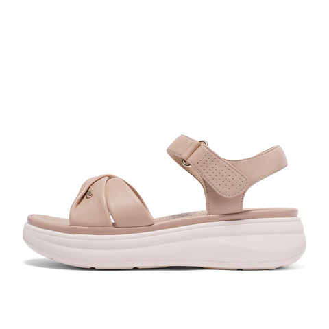 森达休闲凉鞋女2024夏季新款商场同款时尚厚底运动风凉鞋4ROB6BL4