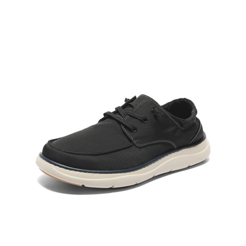 森达简约帆布鞋男2024夏新商场同款轻便舒适休闲鞋43312BM4