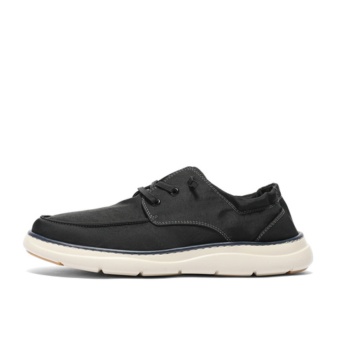 森达简约帆布鞋男2024夏新商场同款轻便舒适休闲鞋43312BM4