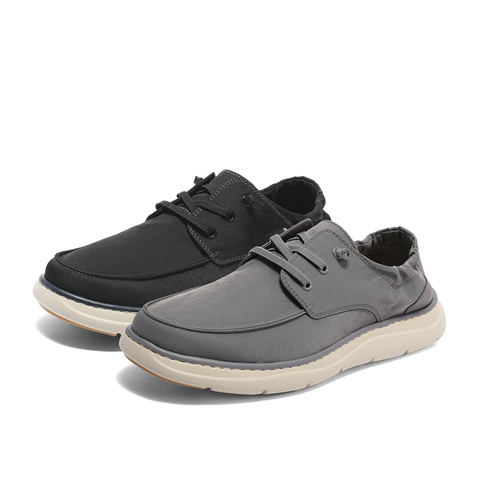 森达简约帆布鞋男2024夏新商场同款轻便舒适休闲鞋43312BM4