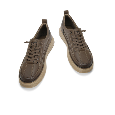 森达户外板鞋男2024春季新套脚款潮流平底休闲鞋V3006AM4