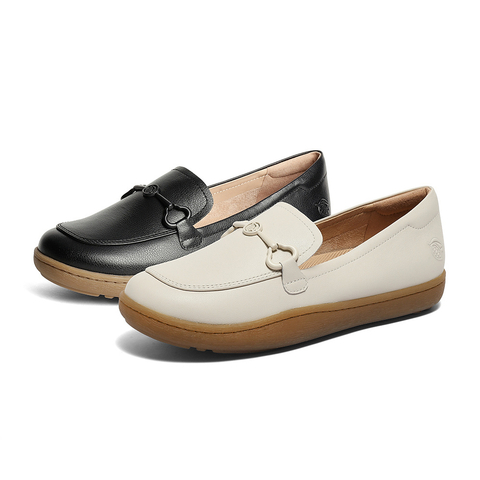 森达乐福鞋女春新商场同款马衔扣一脚蹬舒适单鞋4CFB7AA4
