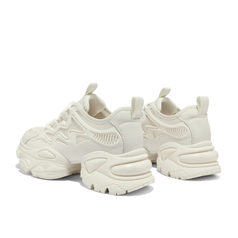 森达户外老爹鞋女夏新商场同款拼接运动风厚底休闲鞋SYX01BM4