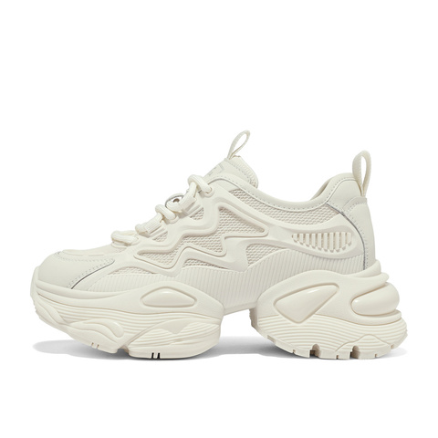 森达户外老爹鞋女夏新商场同款拼接运动风厚底休闲鞋SYX01BM4