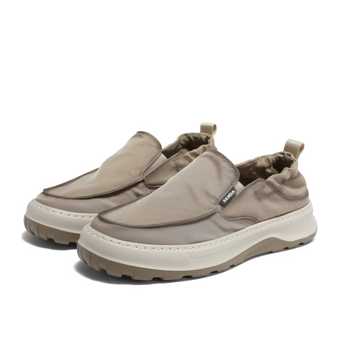 森达户外帆布鞋男2024夏新商场同款舒适轻便行走休闲鞋1NK01BM4