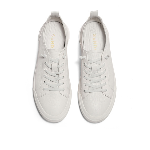 森达简约板鞋男2024夏新商场同款户外行走平底休闲鞋1NP01BM4