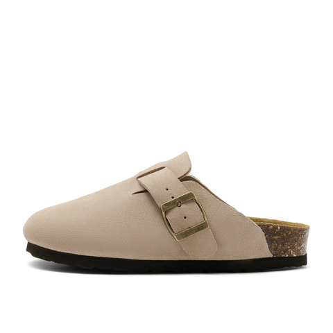 森达勃肯鞋女款2024新外穿秋包头半拖凉拖鞋ZCC52CT4