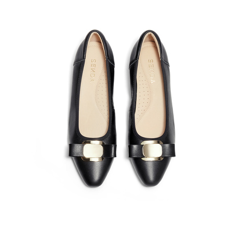 森达通勤鞋女款秋新款商场同款尖头气质浅口单鞋XBD01CQ4