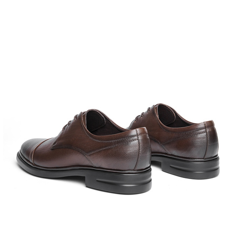 森达商务皮鞋男2024秋新商场同款英伦正装鞋K2F01CM4