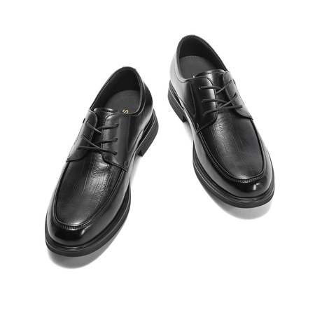 森达正装皮鞋男2024秋季新款商场同款通勤商务皮鞋V5M08CM4