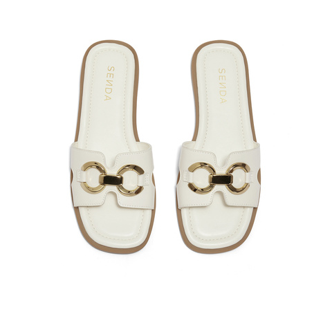 森达凉鞋女2024新外穿夏季马衔扣居家凉拖鞋WPZ79BT4