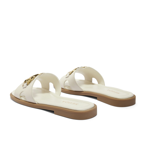 森达凉鞋女2024新外穿夏季马衔扣居家凉拖鞋WPZ79BT4