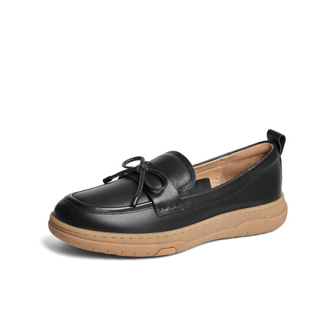 森达乐福鞋女款2024秋季新款商场同款一脚蹬舒适单鞋XBT01CA4